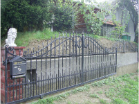 Ograje Dečman s.p. - Umetno kovaštvo in kovane ograje - Vrata - Primer sličice 092